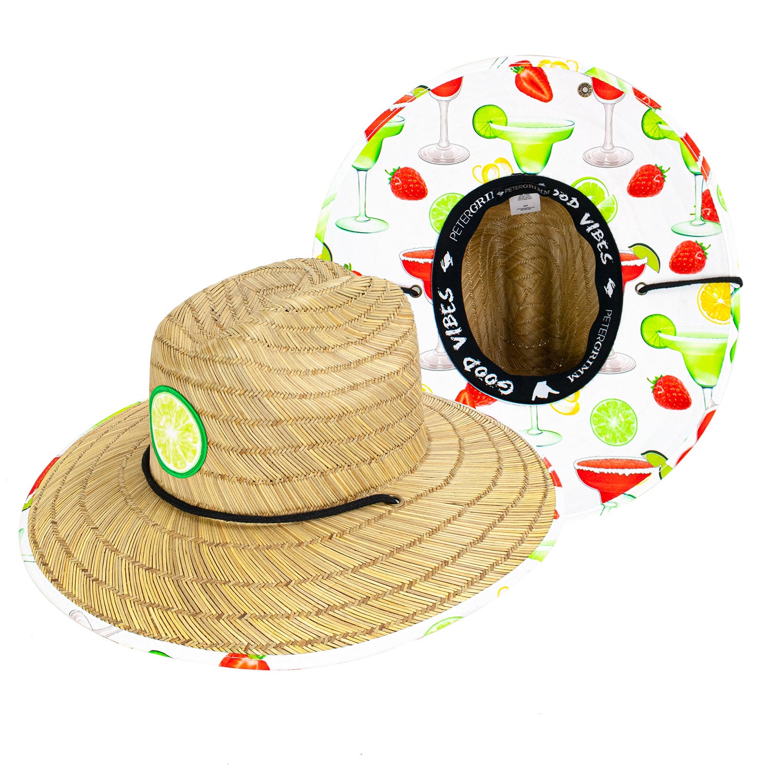 Margaritas Straw Lifeguard Hat Doba Default
